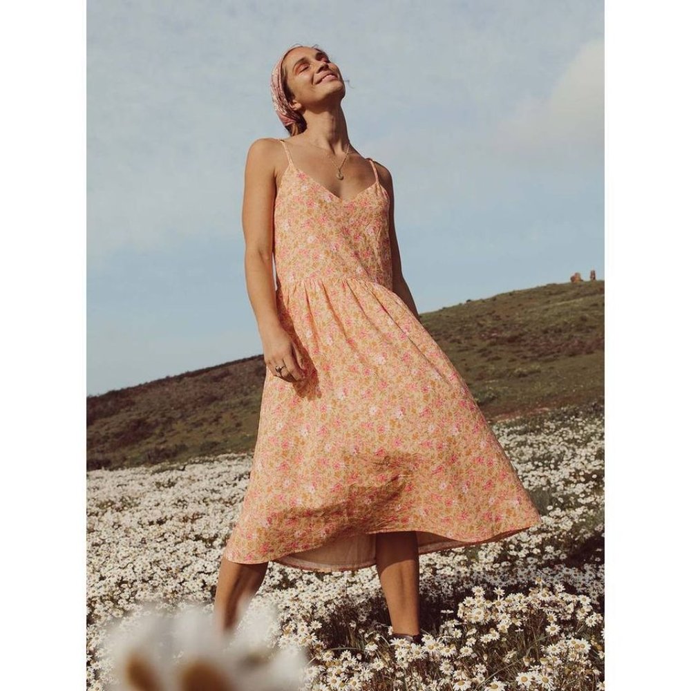 Oak Meadow Delilah Citrus Drop Waist Dress